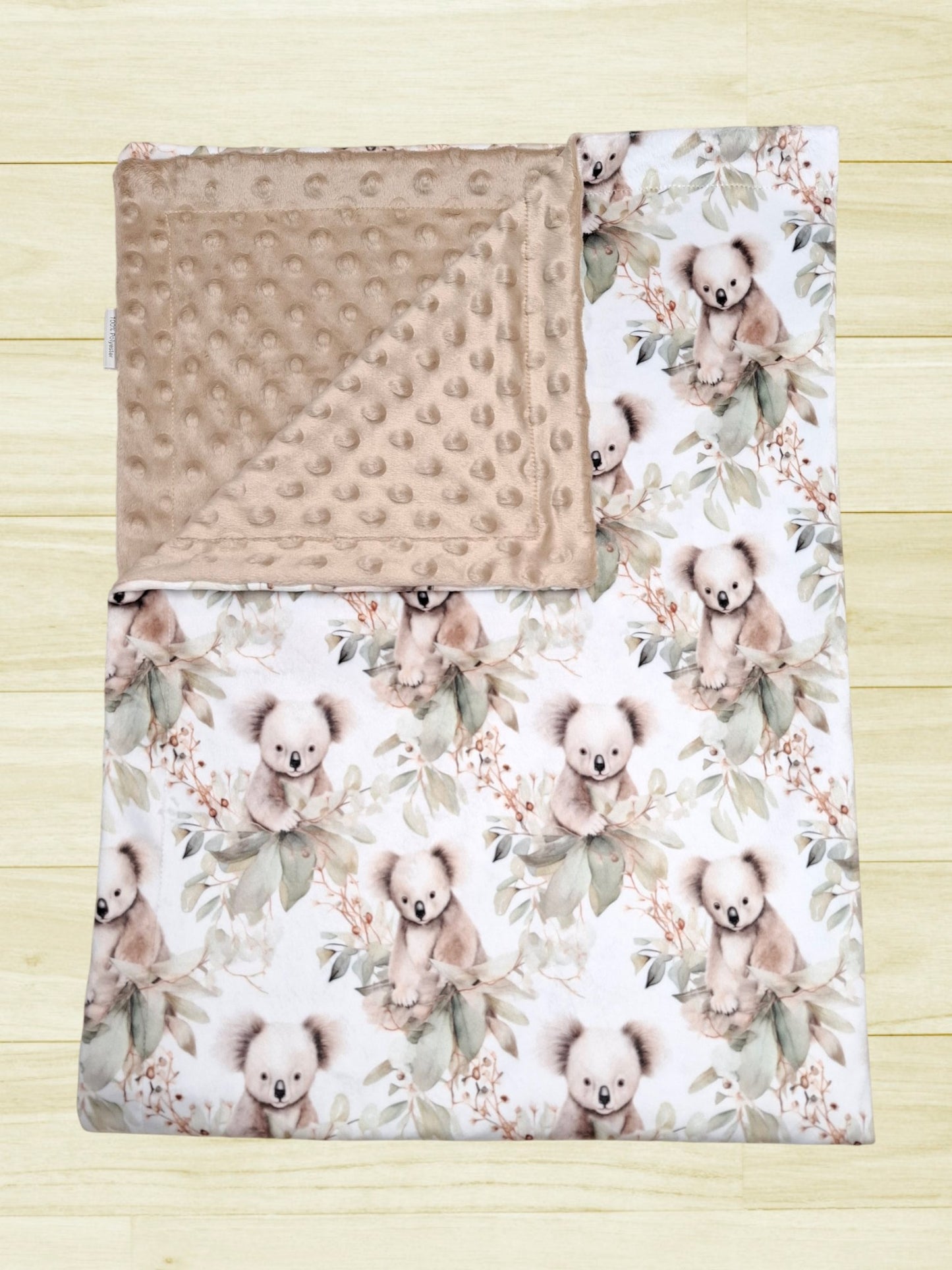 Couverture Koalas et feuillage vert