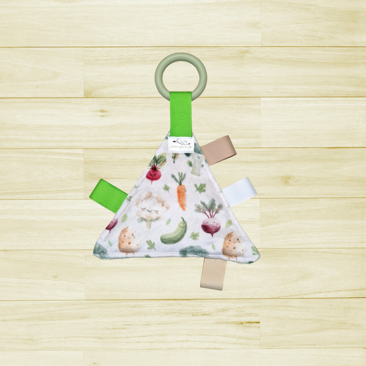 Triangle craquant Légumes aquarelle