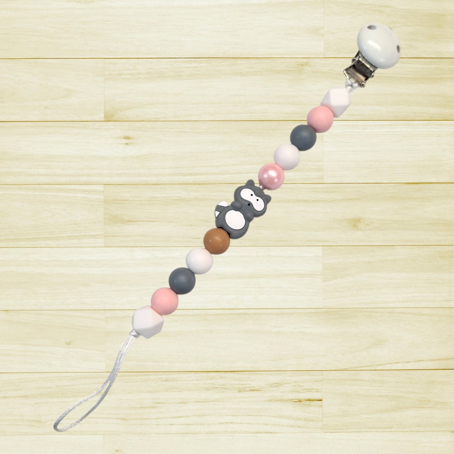 Attache-suce Raton laveur rose