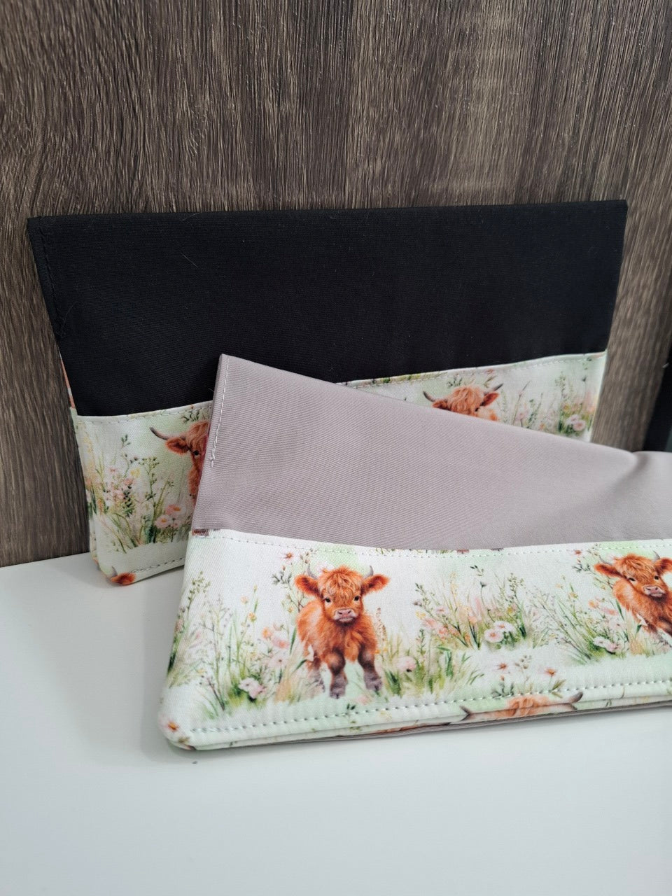 Carnet Vaches highland dans les champs