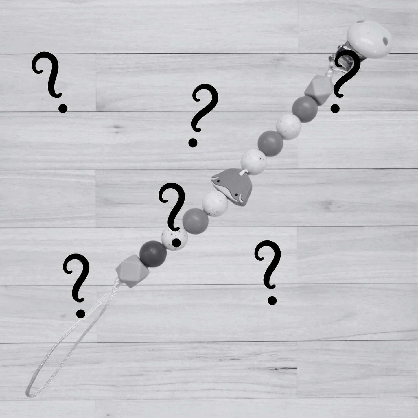 Attache-suce et Jouet de poussette personnalisation du prénom (Voir description)