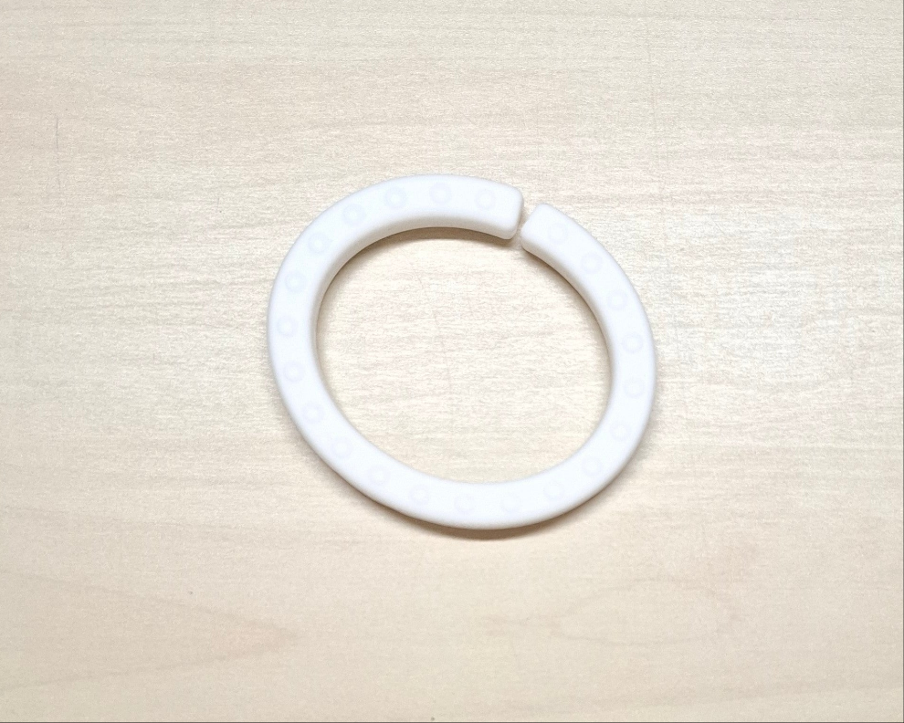 Anneau en silicone coupé
