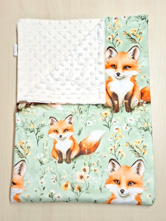 Couverture Renards dans les fleurs jaunes