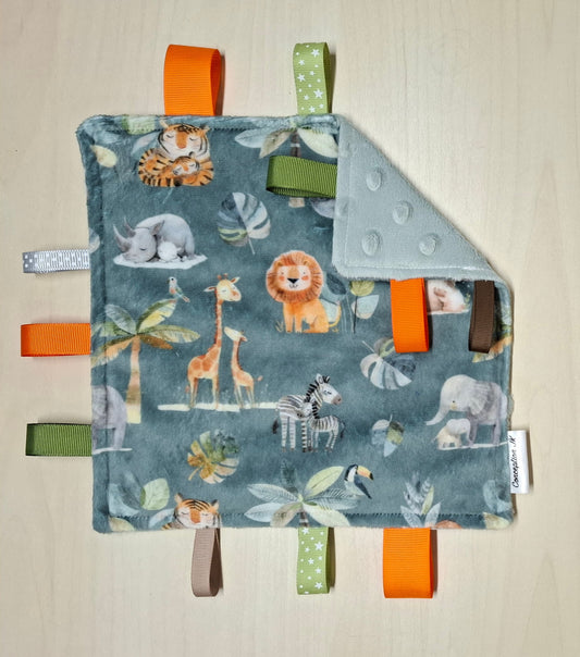 Craquante Promenade sous les palmiers fond foncé