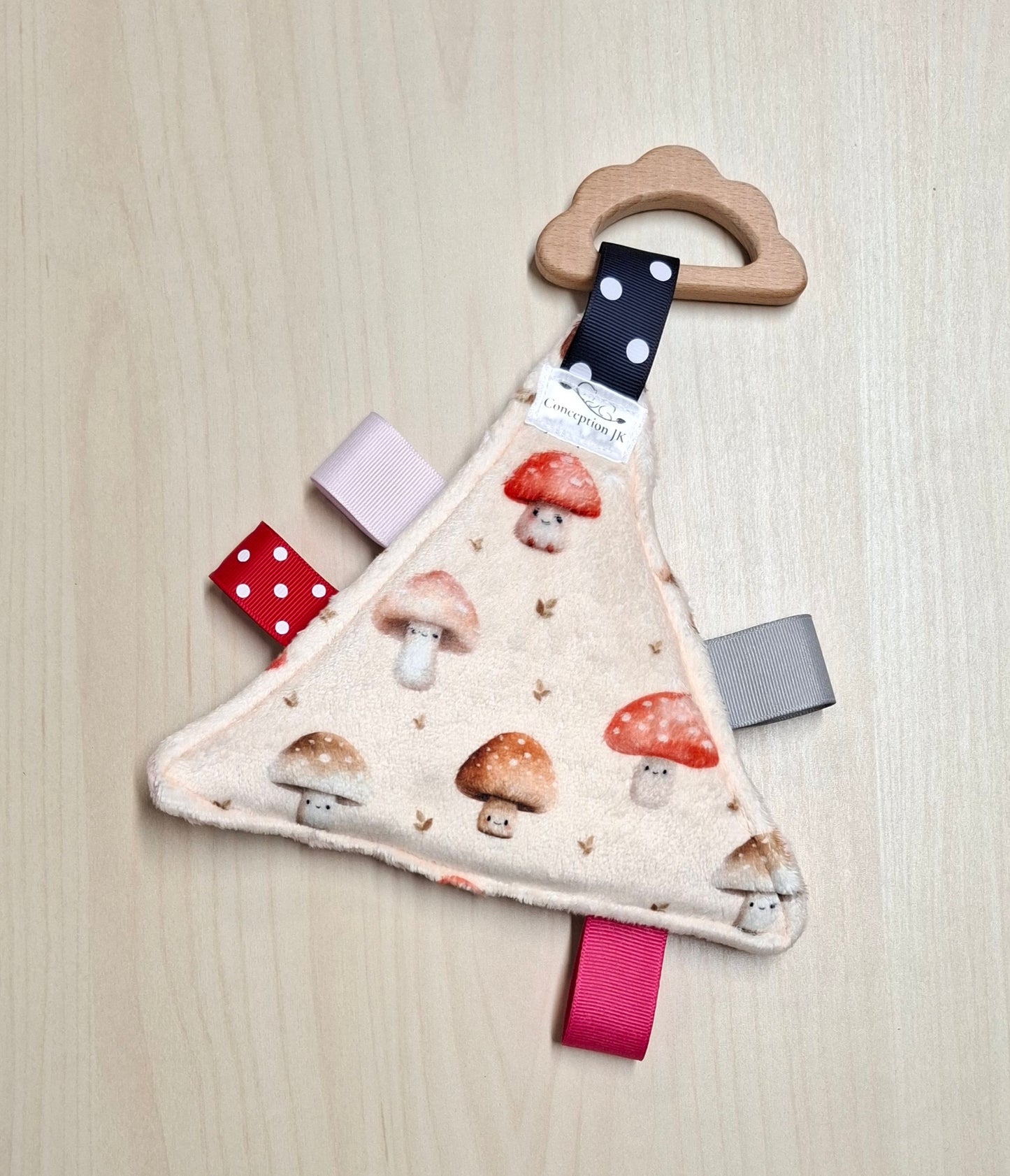 Triangle réconfort Champignons kawaii