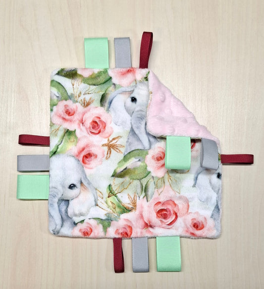 Mini Éléphants floral doré