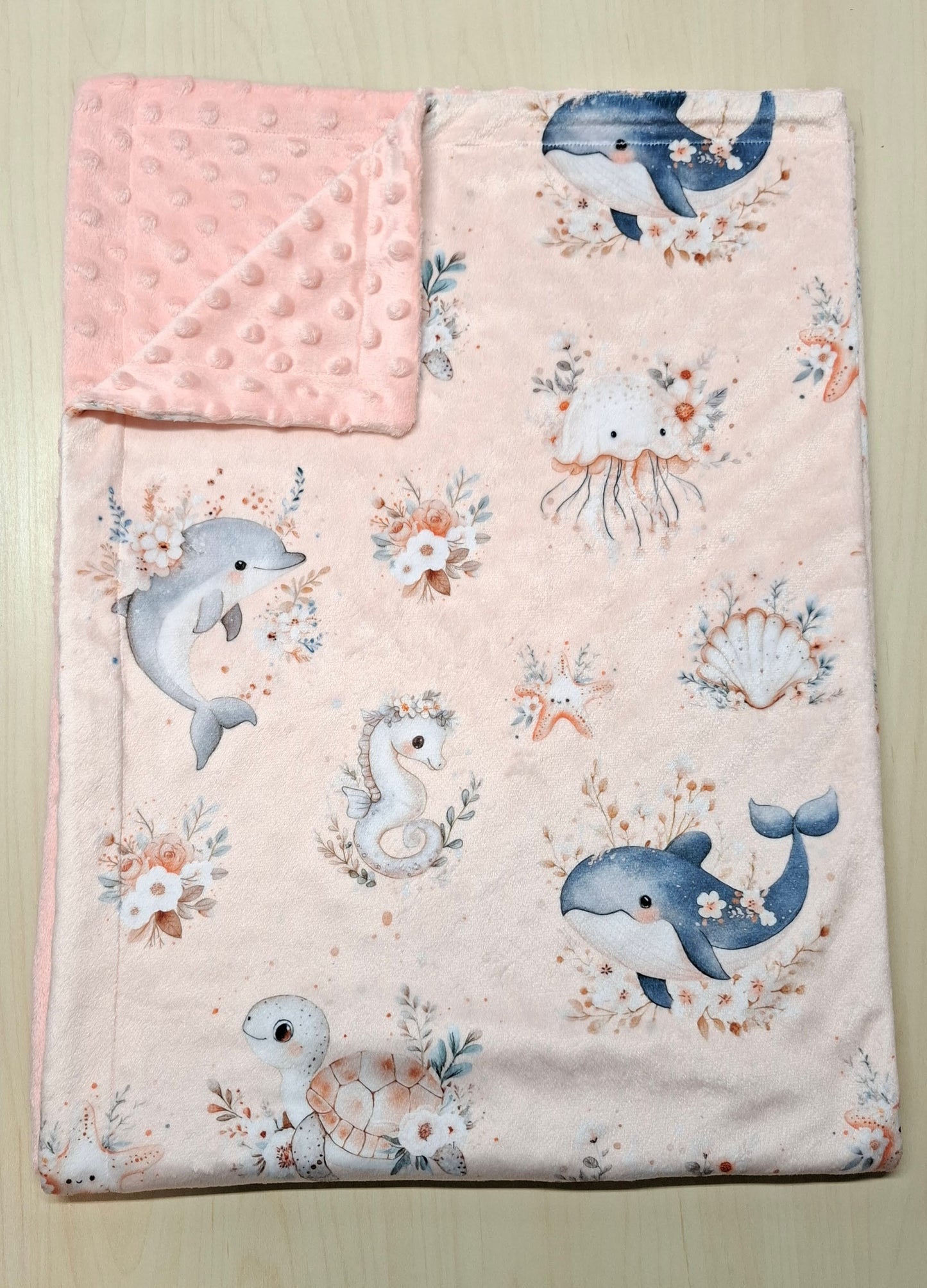 Couverture Océan floral quartz