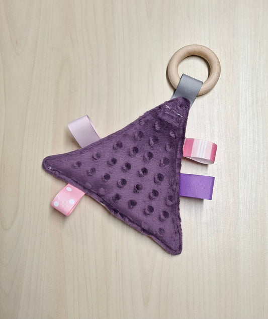 Triangle réconfort Loutres mauves