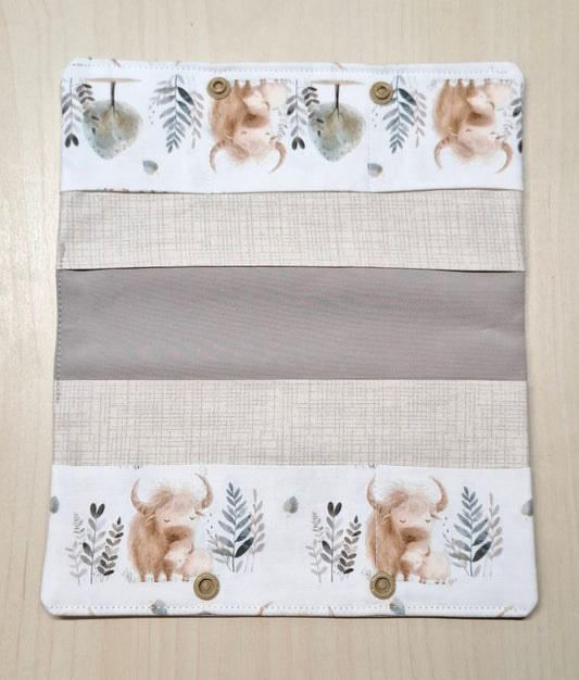 Carnet Maman et bébé vache highland