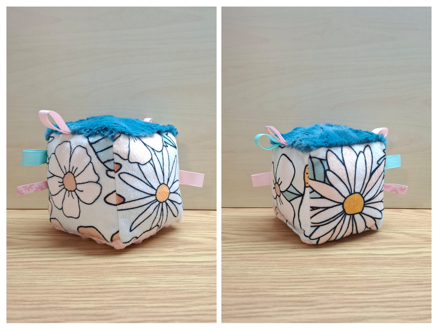 Cube Fleurs retro