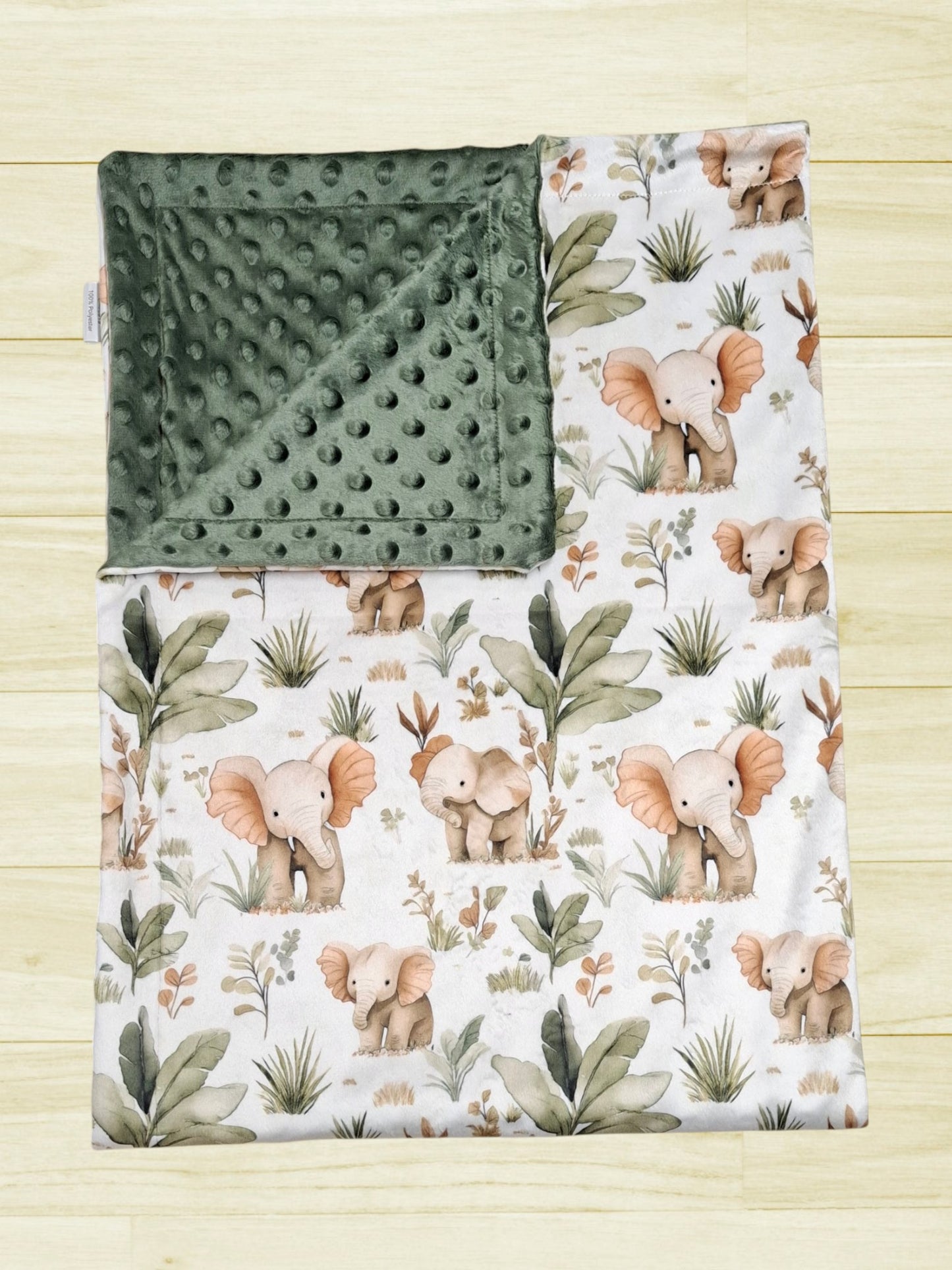 Couverture Éléphants et feuillage
