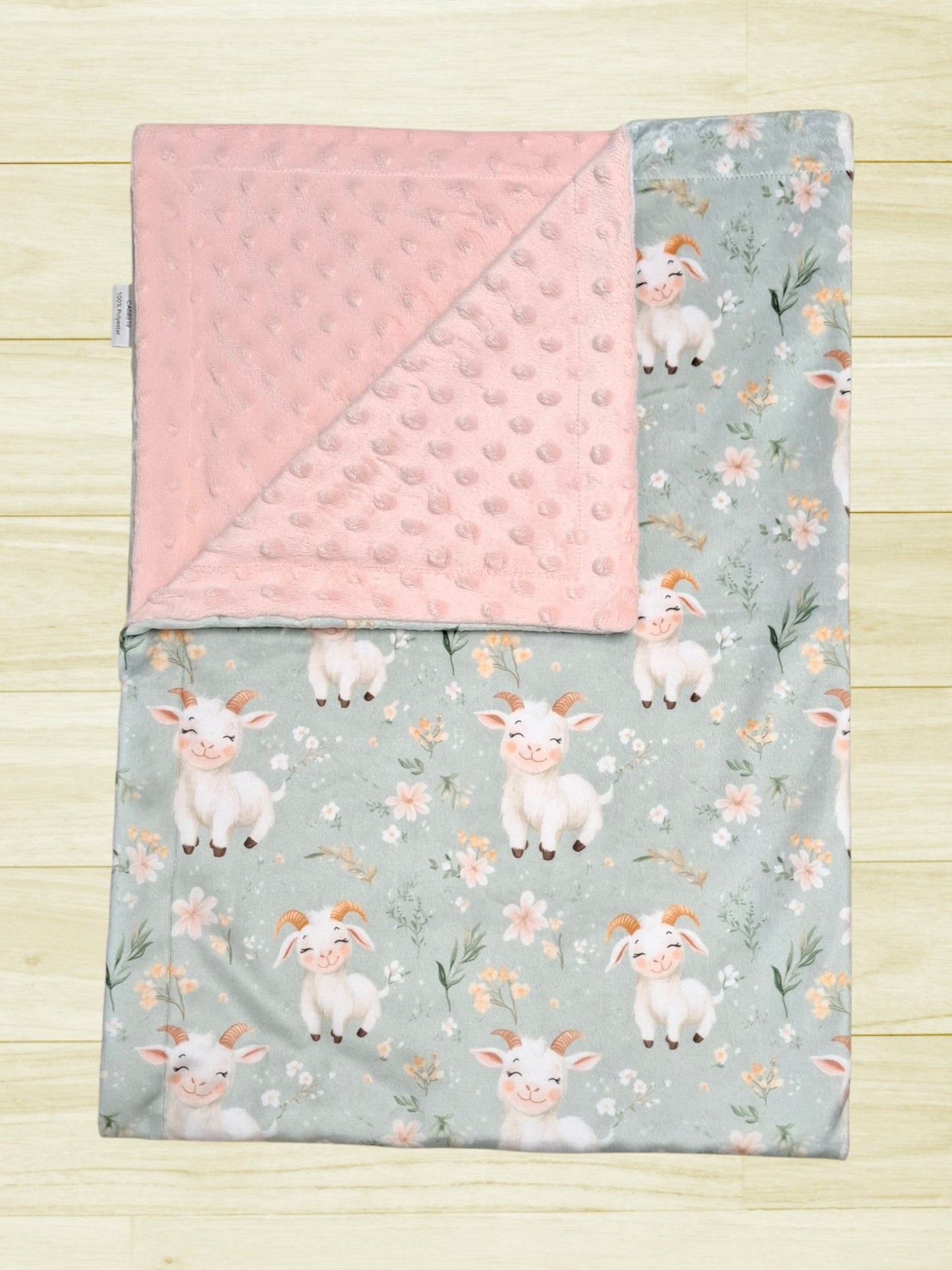 Couverture Chèvres et fleurs