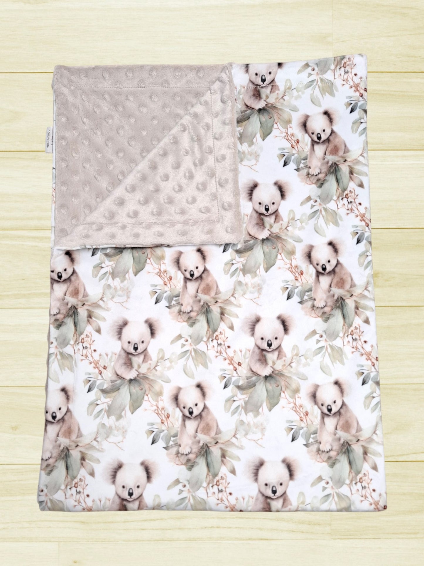 Couverture Koalas et feuillage vert