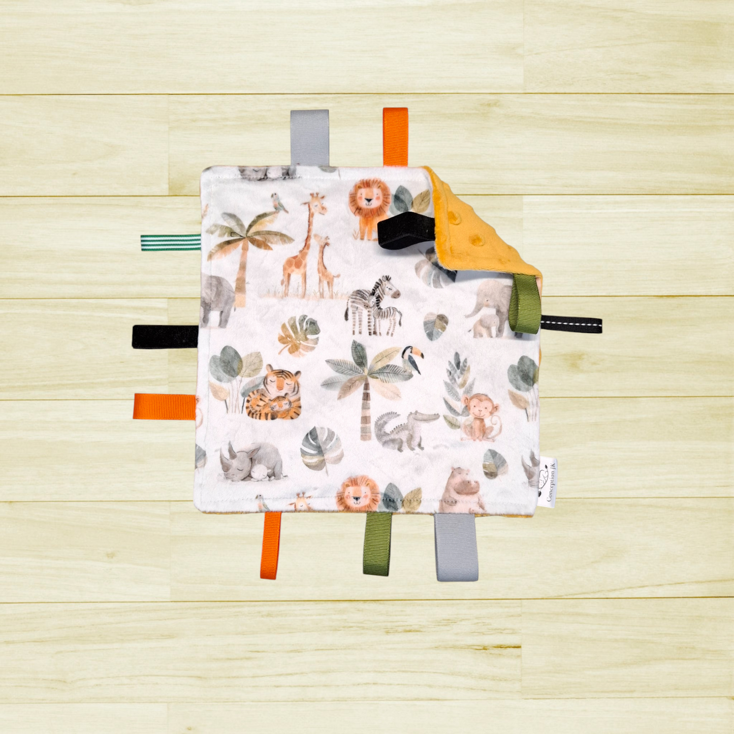 Craquante Promenade sous les palmiers fond clair