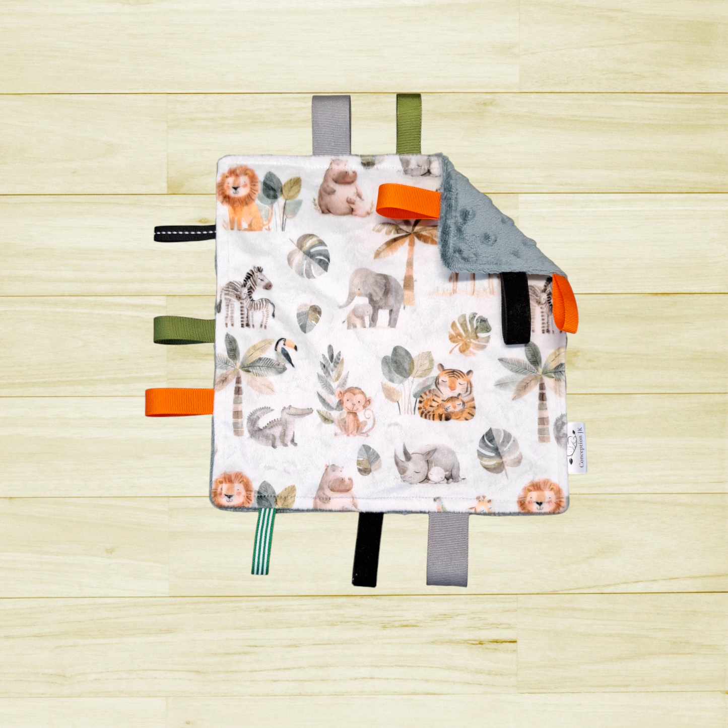 Craquante Promenade sous les palmiers fond clair