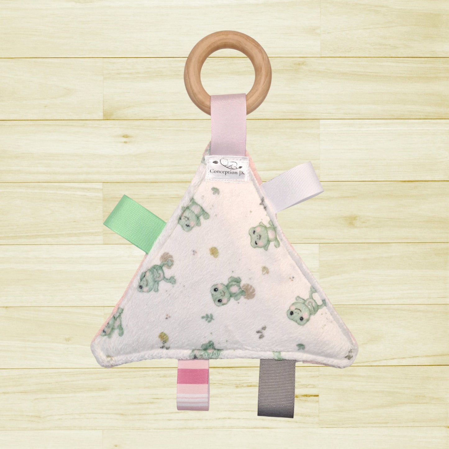 Triangle réconfort Petites grenouilles