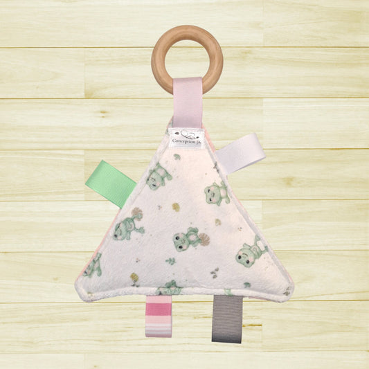 Triangle réconfort Petites grenouilles