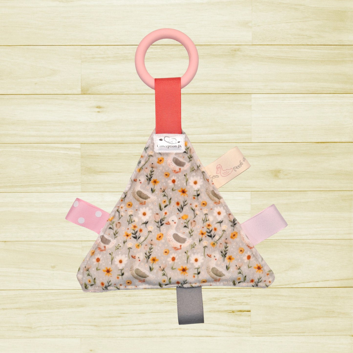 Triangle craquant Canards floral