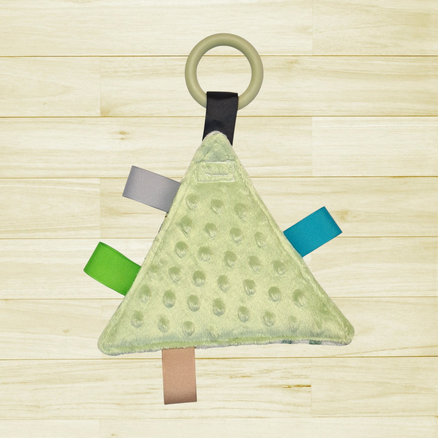 Triangle craquant Tortues et feuillage