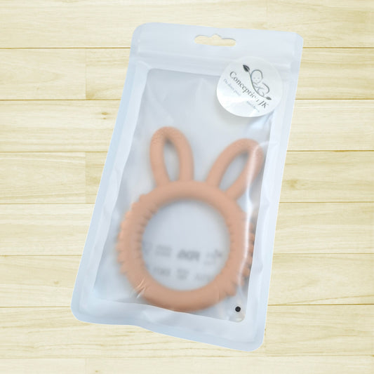 Jouet dentition Lapin brun