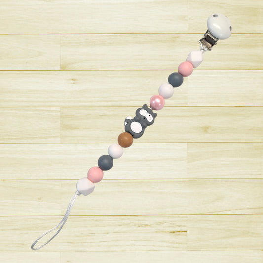 Attache-suce Raton laveur rose