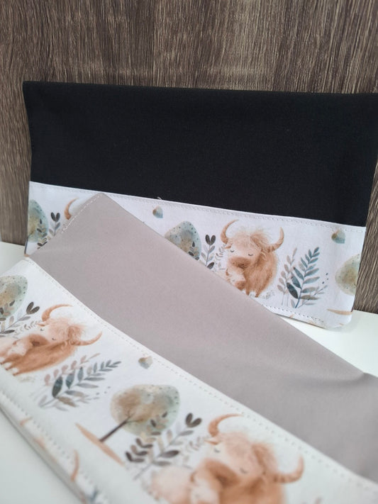 Carnet Maman et bébé vache highland