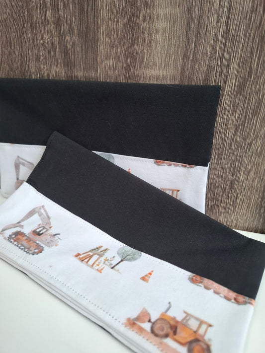 Carnet Camion et tracteur en chantier de construction