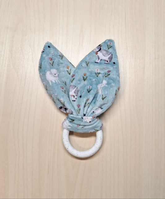 Oreille de lapin Vache, mouton, chèvre aquarelle