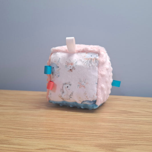 Cube Océan floral quartz