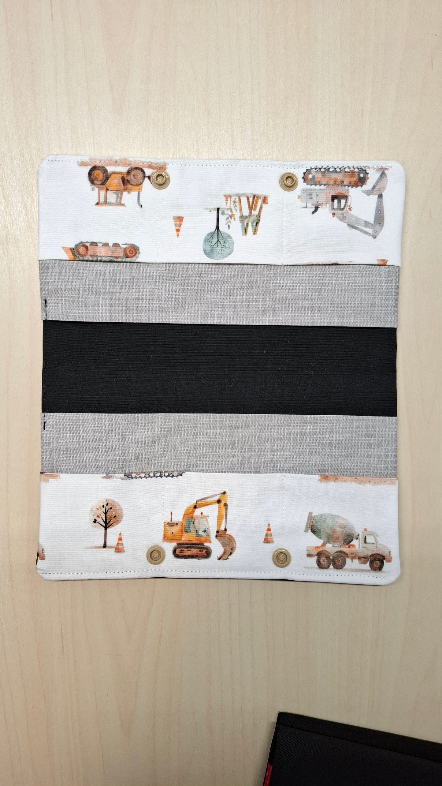 Carnet Camion et tracteur en chantier de construction