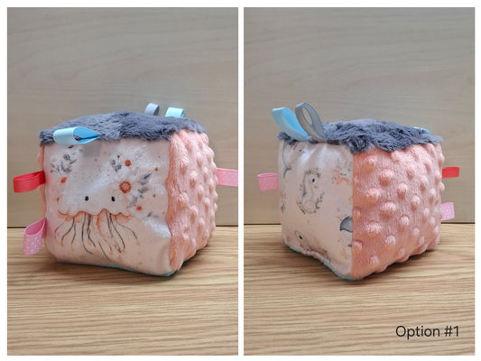 Cube Océan floral quartz