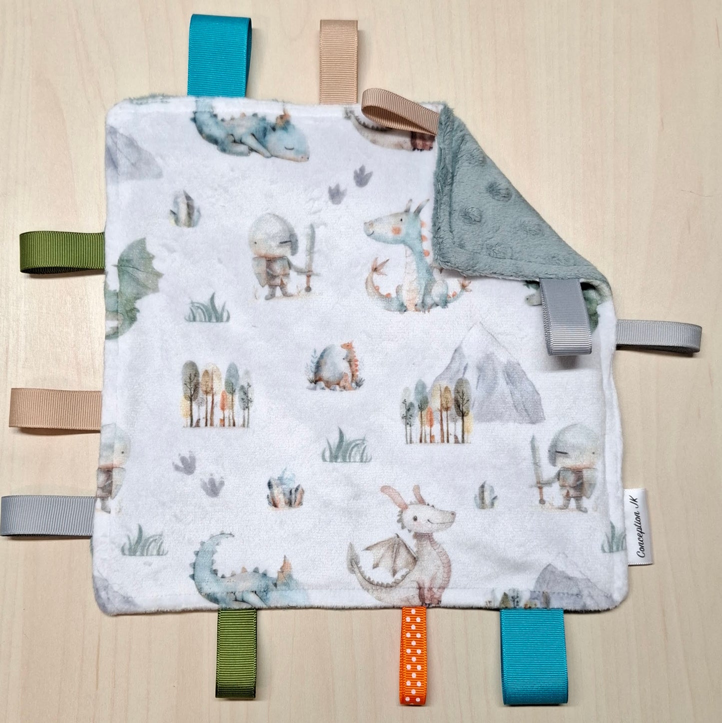 Craquante Courageux chevaliers et dragons