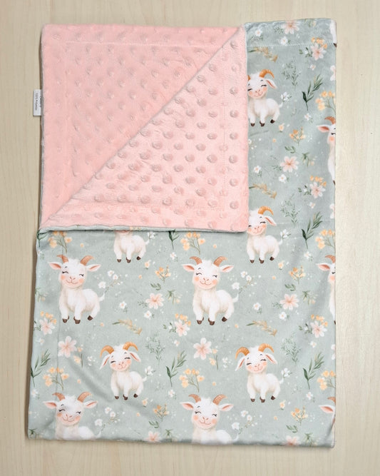Couverture Chèvres et fleurs