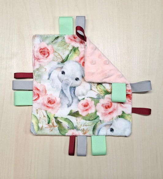 Mini Éléphants floral doré