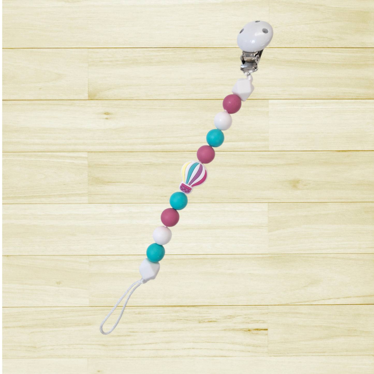 Attache-suce Montgolfière rose mauve