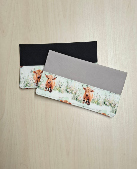 Carnet Vaches highland dans les champs