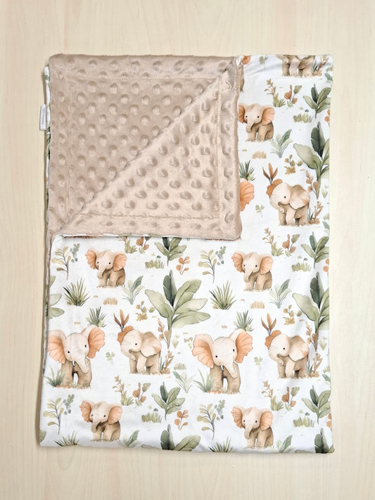 Couverture Éléphants et feuillage