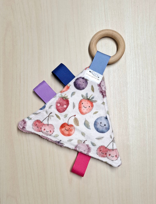 Triangle Petits fruits aquarelle