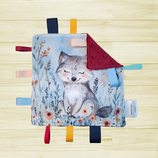 Craquante Mon petit loup bleu