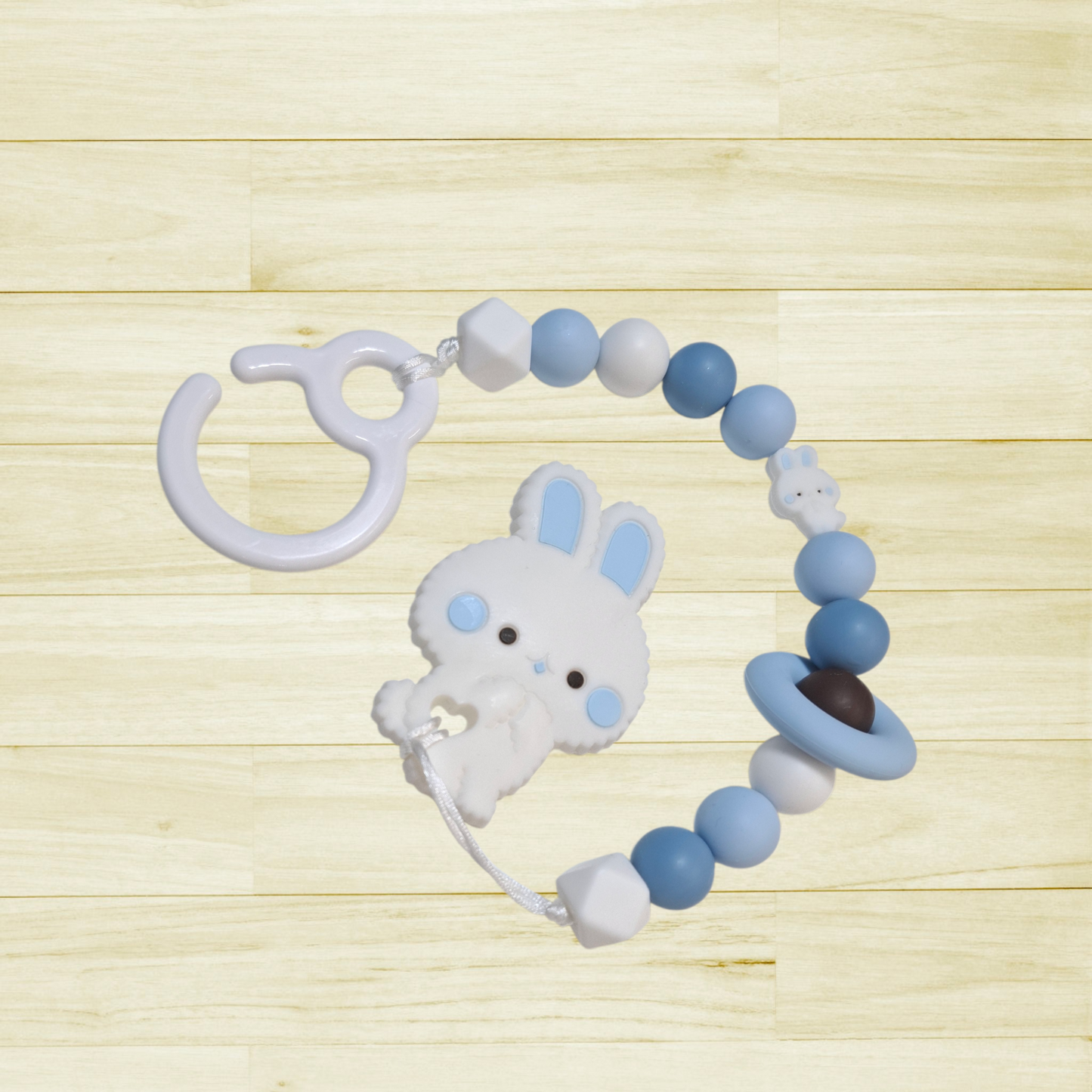 Jouet de poussette Lapin bleu