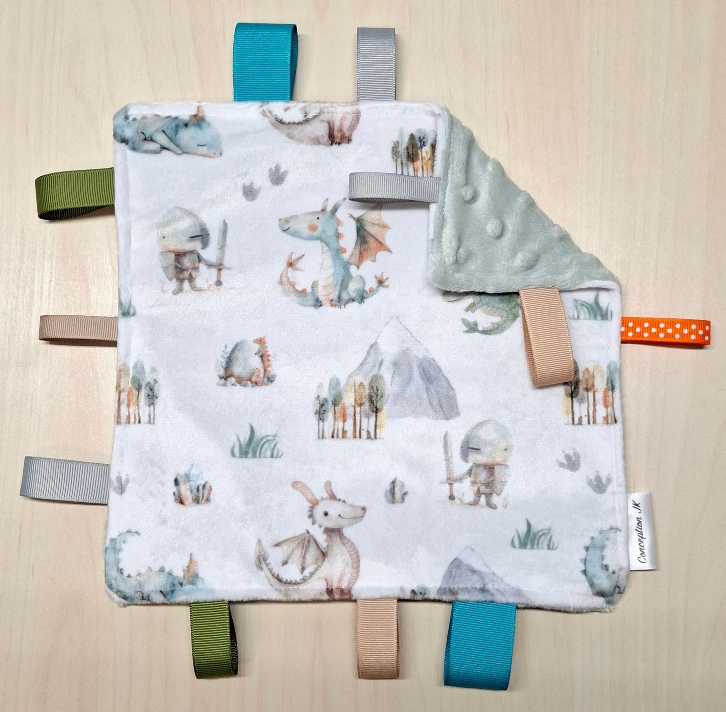 Craquante Courageux chevaliers et dragons