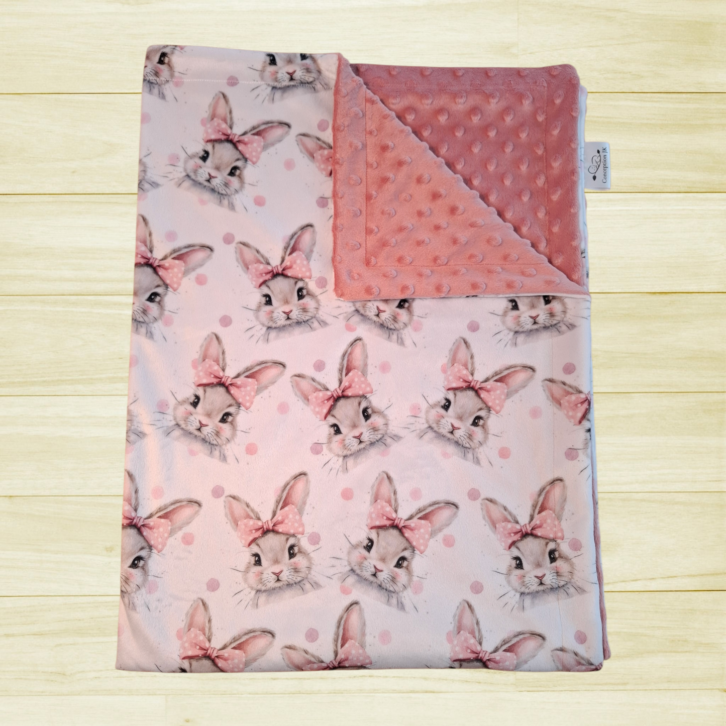 Couverture Lapins à boucles à pois