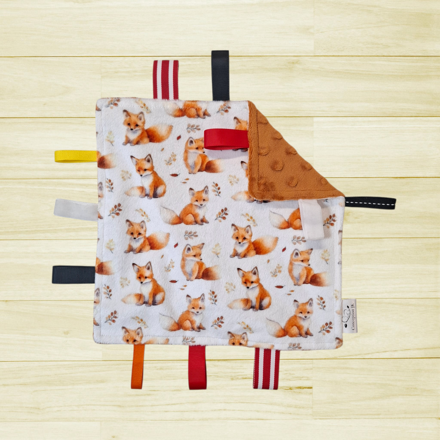 Craquante Renards aquarelle