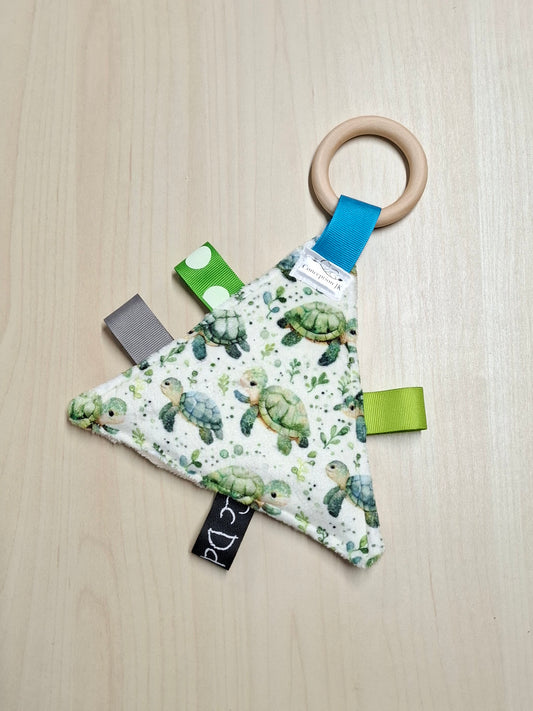 Triangle Tortues et feuillage