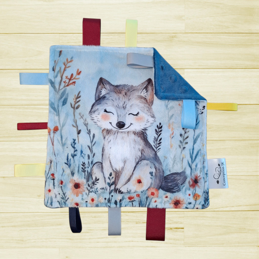 Craquante Mon petit loup bleu