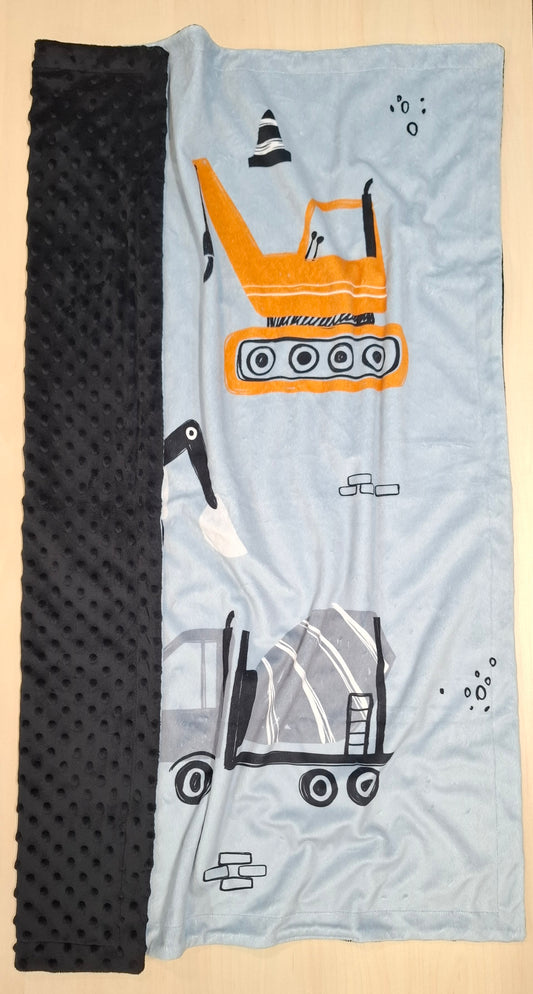 Couverture panneau Tracteur et bétonnière