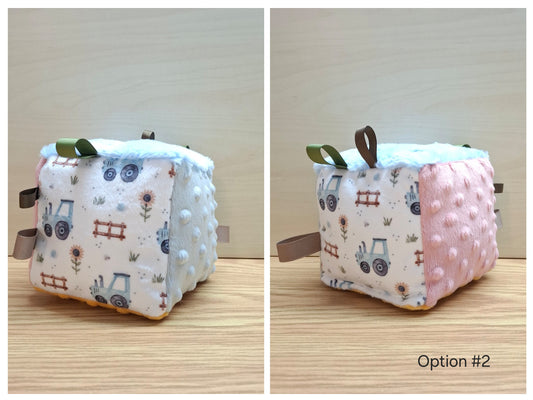 Cube Tracteurs aquarelle