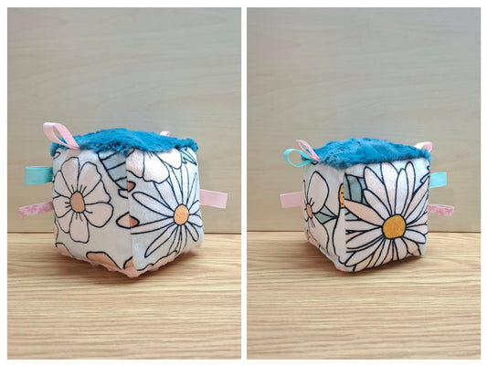 Cube Fleurs retro