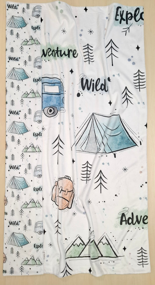 Couverture panneau Explore, adventure, wild