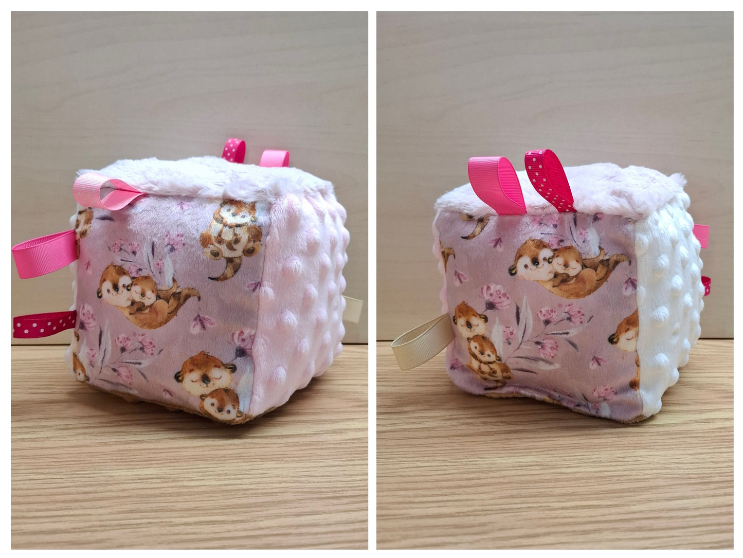 Cube Loutres mauves